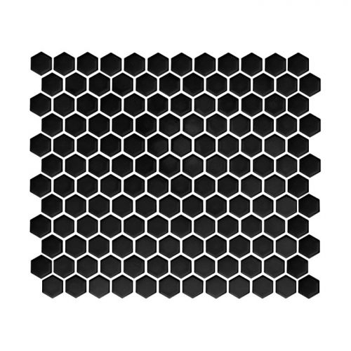 Dunin Arabesco Mini Hexagon Black 260x300