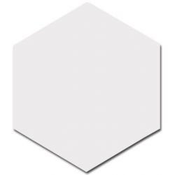 Equipe Scale Hexagon White Matt 12,4x40