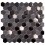 Ceramica Picasa Mozaika Hexagon Black 30x30