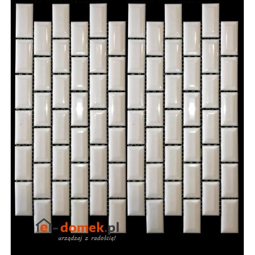 El Casa - Mozaika Retro Brick White 30,0x30,0