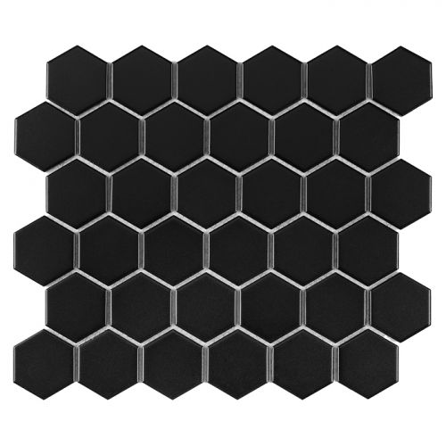 Dunin Hexagon Black 51 Matt - 320x280