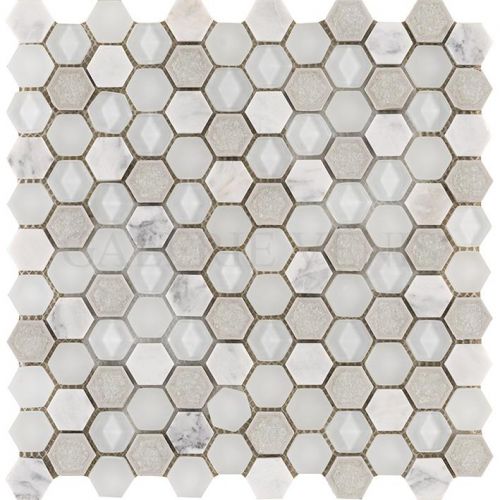 Lantic Colonial Aura Hexagon Whites 29x30