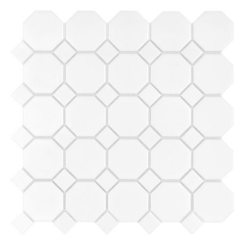 Dunin Mini Octagon White 55 matt - 29,5x29,5