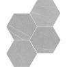 WOW Petra Hexagon Grey 20x23