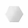 Płytka Heksagonalna 3D, Ścienna WOW Mini Hexa Contract Ice White Gloss 15x17,3