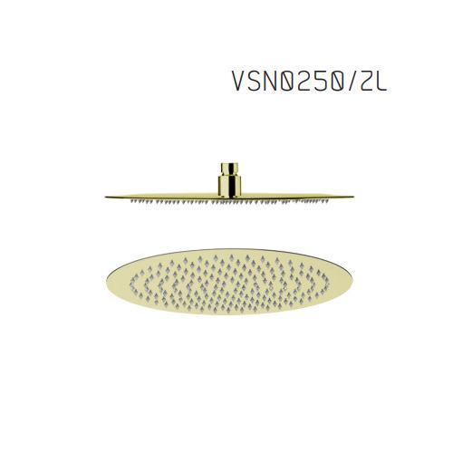 Vedo VSN0250/ZL Deszczownica o śr. 250mm ULTRA SLIM - Złoty