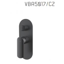 Vedo VBA5017/CZ Bateria wannowo-natryskowa podtynkowa III - czarny mat
