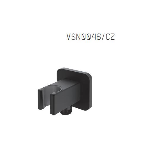 Vedo VSN0046/CZ Przyłącze kątowe z uchwytem słuchawki natryskowej PREMIO II