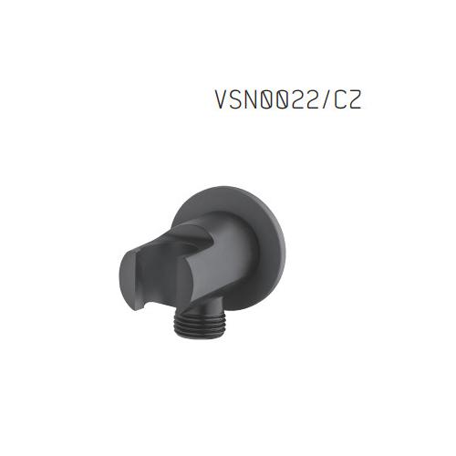 Vedo VSN0022/CZ Przyłącze kątowe z uchwytem słuchawki natryskowej ROUND