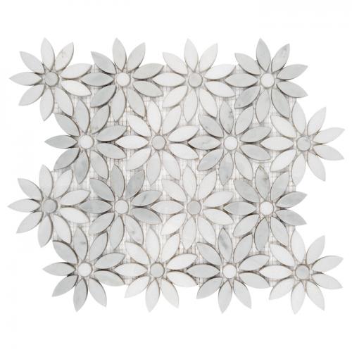 DUNIN Carrara White Bloom 31,5x28,5x1