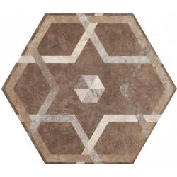 Płytka Heksagonalna Fioranese Heritage Exagona Deco Texture_5 34,5x40