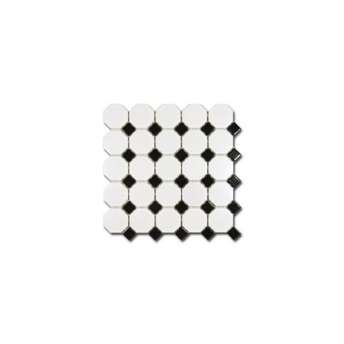 El Casa Mozaika Octagon Black&White 29,5x29,5
